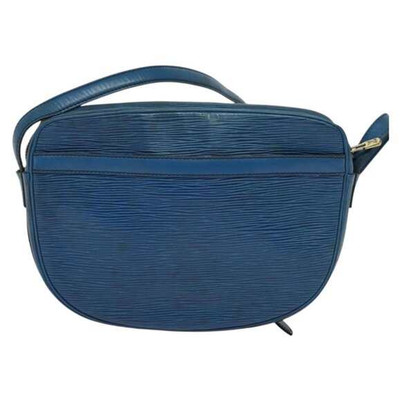 LOUIS VUITTON Epi June Feuille Shoulder Bag Blue M52155 LV Auth 135469 - Picture 3 of 16